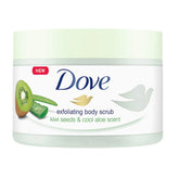 Dove Exfoliating Body Polish Kiwi Seeds & Cool Aloe Scent - 298g - ShopXonline